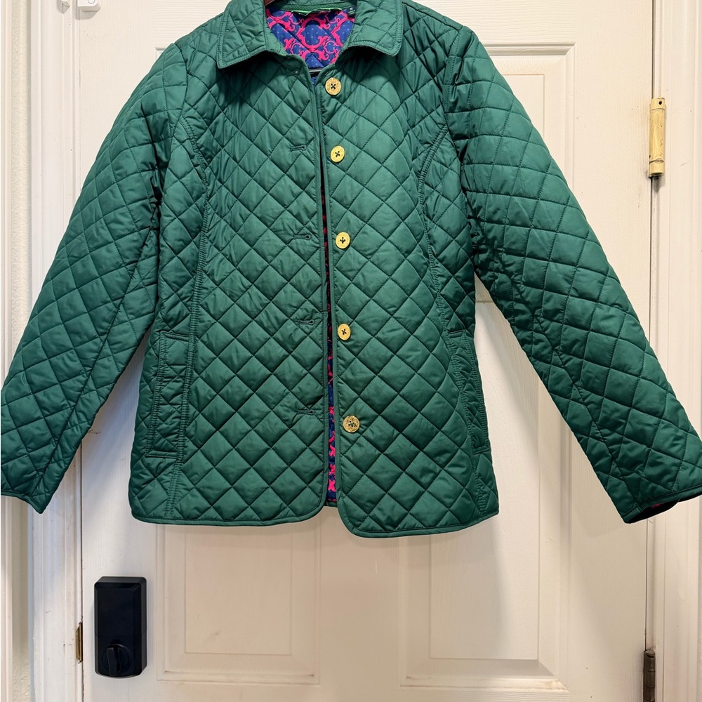 C. Wonder Emerald Quilted Kids Puffer Jacket